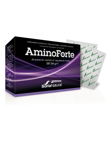Pack 3X2 Aminoforte 28x10,28g Suplementos Mgdose Oferta