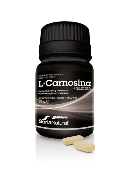 Pack 3X2 L-Carnosina + Glicina 60 Comp | Suplementos Mgdose