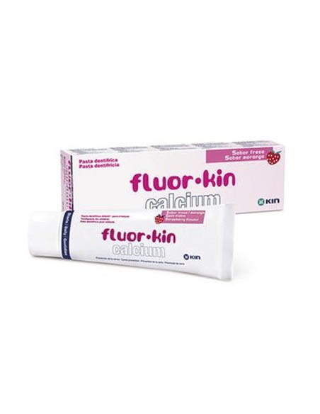 Fluor Kin Calcio Pasta Infanti Fresa 2-6 A 75Ml de Kin