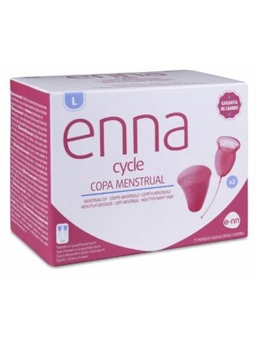 Enna Copa Menstrual (L) 2Copas+Caja Esteril de Enna Cycle