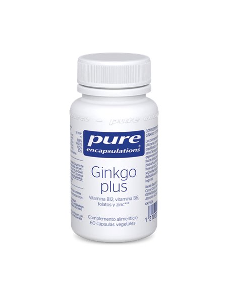 Ginkgo plus 60cap (24x11g) de Pure Encapsulations