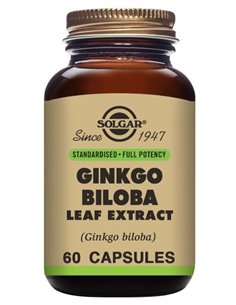 Ginkgo Biloba  60 cápsulas vegetales Solgar