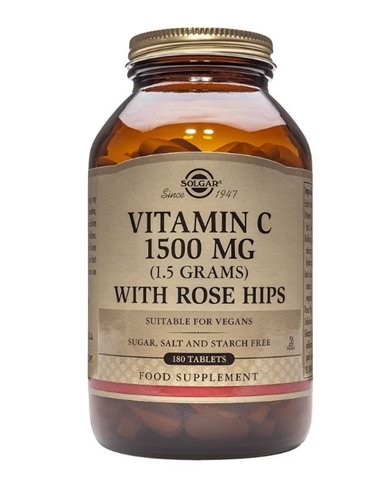 Rose Hips C 1500 Mg 180 Comp De Solgar