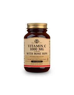 Vitamina C 1000 mg con Rose Hips  100 comprimidos Solgar