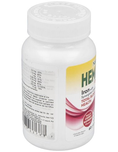 Hema-Plex Masticable 60Comp. de Natures Plus