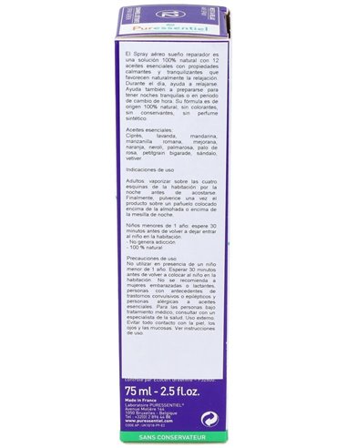 Spray Aereo Sueño Reparador Con 12 Ae 75Ml. de Puressentiel