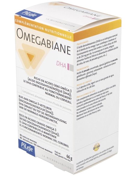 Omegabiane Dha     80 cápsulas de Pileje