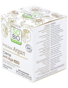 Crema De Dia Antiedad Hialuronico-Argan 50Ml. Bio de So´Bio Etic
