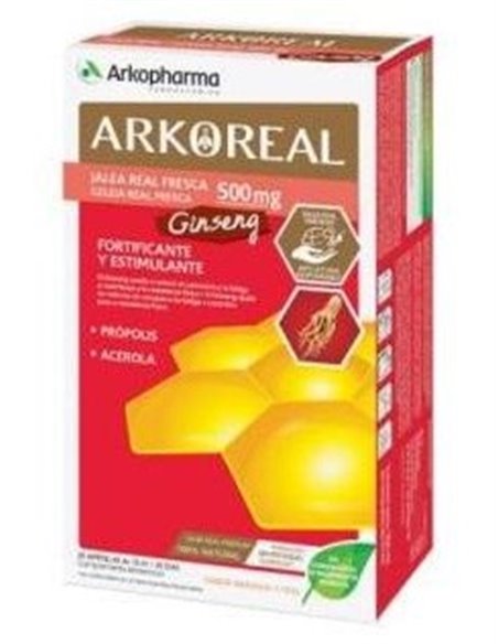 Arkoreal Jalea Real+Ginseng 20Amp. de Arkopharma