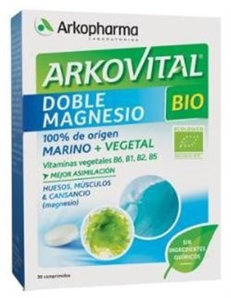 Arkovital Doble Magnesio 30Comp. Arkopharma