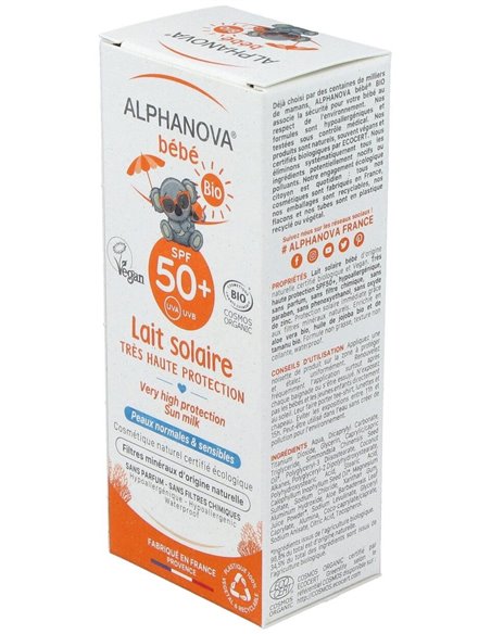 Solar Spf50+ Bebe 50Gr. Bio de Alphanova