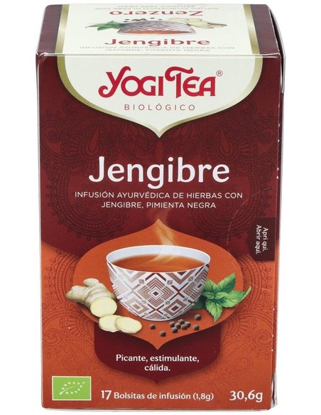 Yogi Tea Jengibre 17Infusiones de Yogi Tea