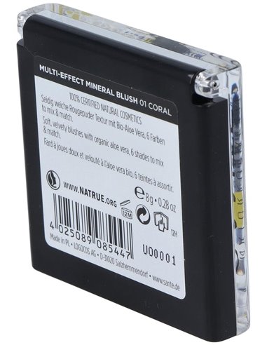 Colorete Multi Effect 6 Tonos 01 Coral 8Gr. de Sante Naturkosmetik