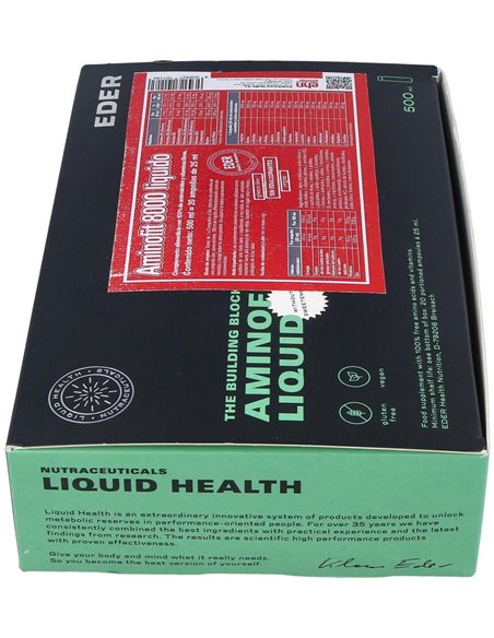Aminofit 8000 Liquid 20Amp. de Eder Health Nutrition