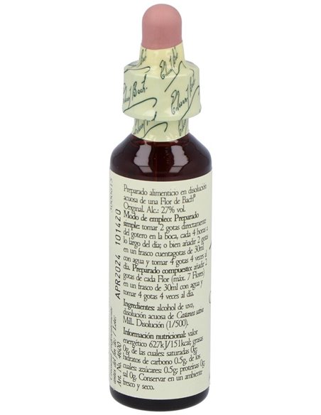 Flores Bach Sweet Chestnut Castaño Dulce 20Ml. de Flores Bach Original