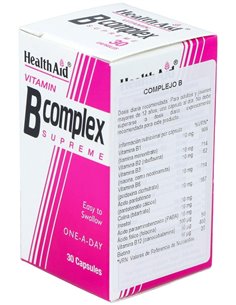 Vit B Complex 30Cap. Health Aid de Health Aid