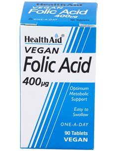 Acido Folico 90Comp. Health Aid de Health Aid