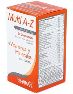 Multivit & Minerals A To Z 90Comp. Health Aid de Health Aid