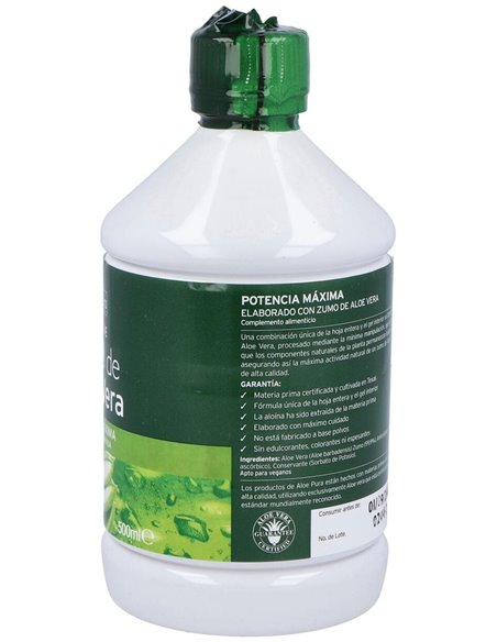 Zumo Aloe Vera Potencia Máxima 500 ml  de Madal Bal
