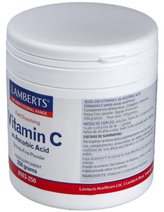 Ácido Ascórbico 250 g Polvo de Lamberts