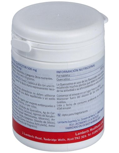 Quercetina 500 mg de Lamberts