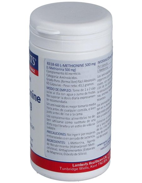 L-Metionina 500 mg de Lamberts