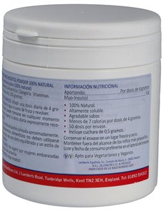 Myo Inositol en polvo 100% Natural de Lamberts