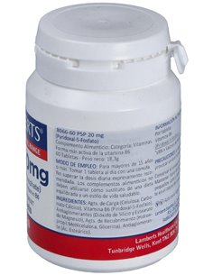 P5P 20 mg (Piridoxal-5-Fosfato) 60 Tabs. de Lamberts