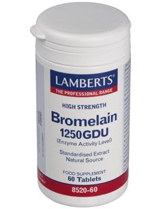 Bromelina 1250 GDU 60 Tabs. de Lamberts