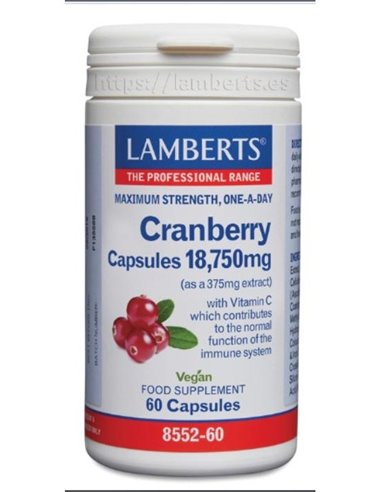 Arándano Rojo 18.750 mg  60 Caps. de Lamberts