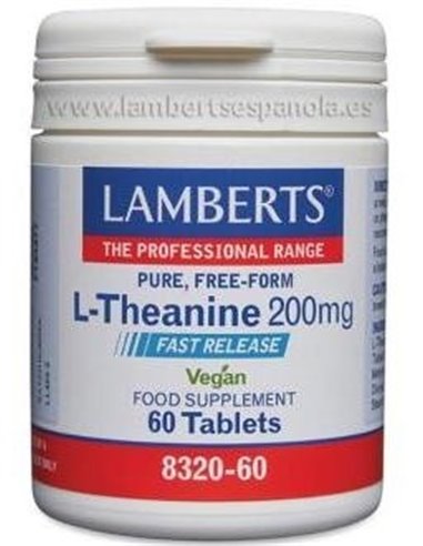 L-Teanina 200 mg 60 Caps. de Lamberts