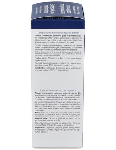 Tintura Eschscholtzia Californica (Amapola) de Physalis