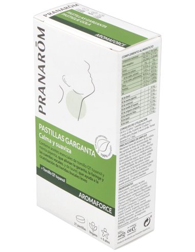 Aromaforce Pastillas Para La Garganta 21Comp. de Pranarom P.Acabado