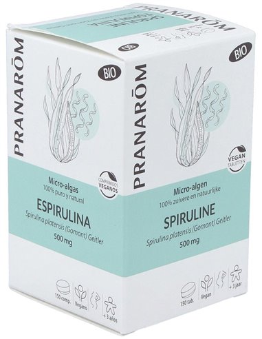 Espirulina Micro Algas 150Comp. Bio Vegan de Pranarom P.Acabado