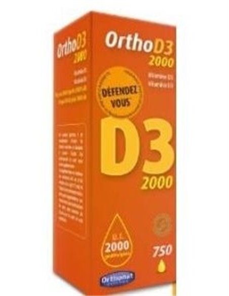 Vitamina Ortho D3 2000Ui 30 Mililitros Ortho Nat