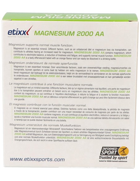 Etixx Magnesium 2000 Aa 30Comp.Eferv. de Etixx