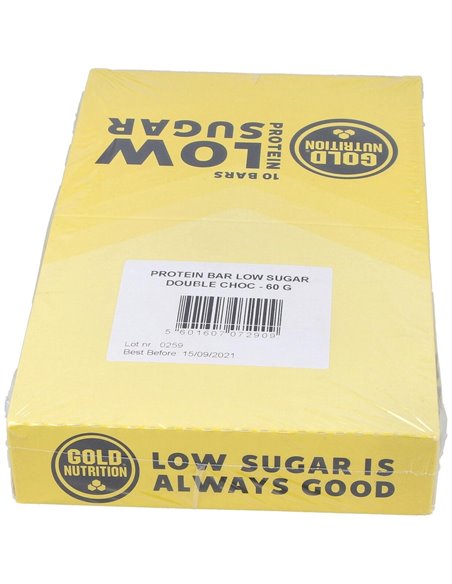 Total Protein Low Sugar Barr Doble Choc. 10Ud. de Gold Nutrition