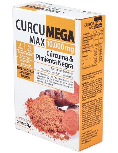 Curcumega Max 30Cap. de Dietmed