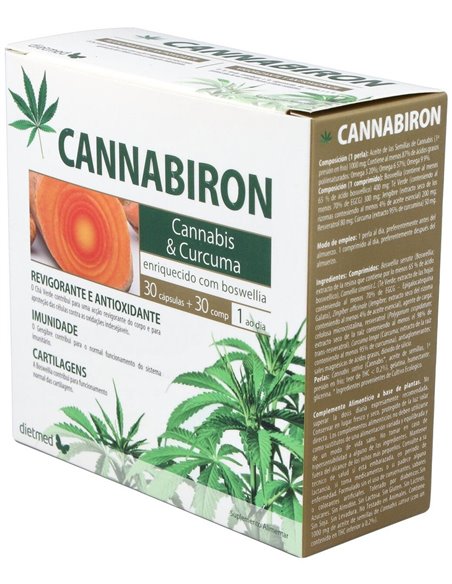 Cannabiron 30Cap+30Comp. de Dietmed