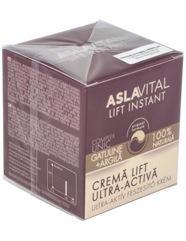 Crema Ultra-Activa 50Ml. Lift Instant de Asla Vital (Dra. Ana Aslan)