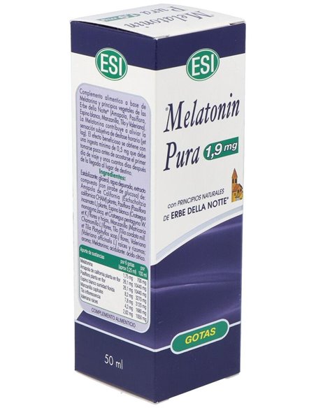 Melatonin 1,9Mg Con Erbe Della Notte 50Ml. de Trepatdiet-Esi