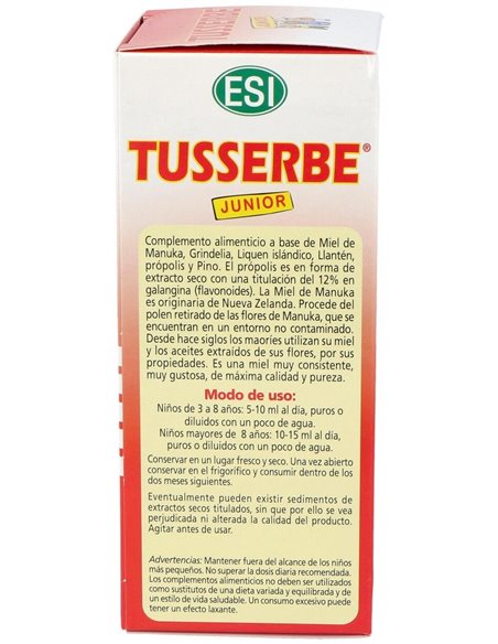 Tusserbe Junior 180Ml. de Trepatdiet-Esi