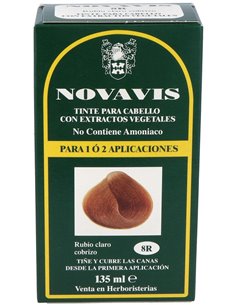 Tinte Novavis 8R Rubio Claro Cobrizo 135Ml. de Novavis