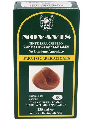 Tinte Novavis 8R Rubio Claro Cobrizo 135Ml. de Novavis