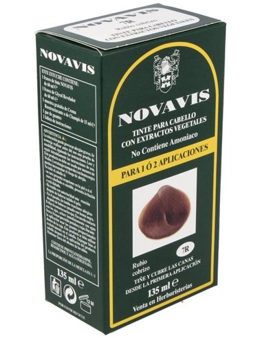 Tinte Novavis 7R Rubio Cobrizo 135Ml. de Novavis