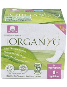 Salvaslip (bolsa ind) 100% algodón orgánico, 24ud de Organyc