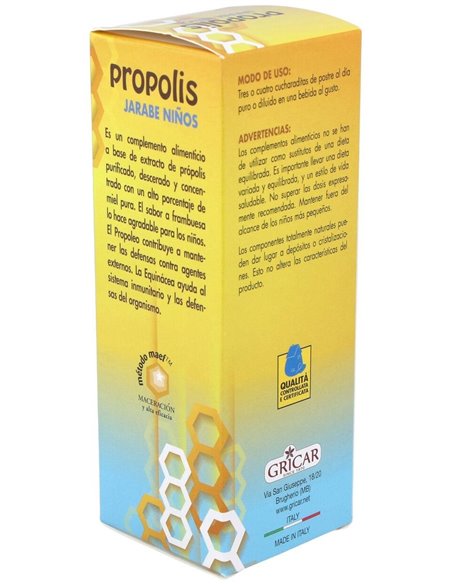 Propolis+Echinacea Jarabe Niños 200Ml. Gricar de Gricar