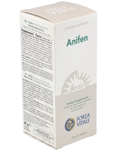 Anifen (Anice Composto) Gases 25Gr.Comprimidos de Forza Vitale