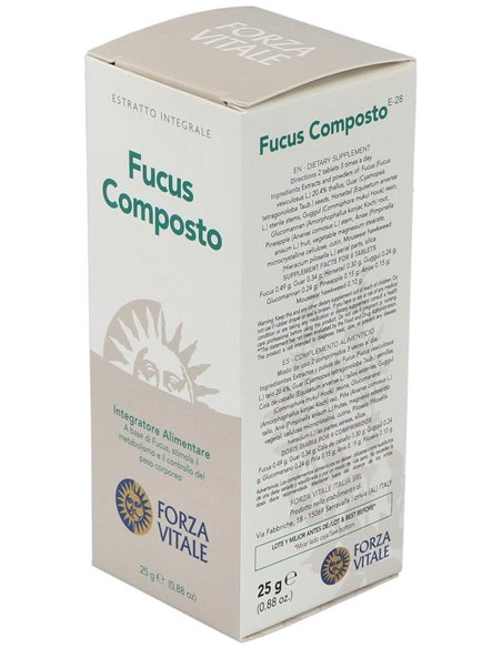 Fucus Composto Obesidad  25Gr.Comprimidos de Forza Vitale