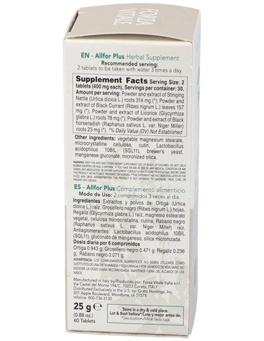 Allfor Plus 25Gr.Comprimidos de Forza Vitale